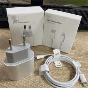 Carregador Rápido USB-C Tipo C – Cabo + Fonte para iPhone XR, 11, 12, 13, 14
